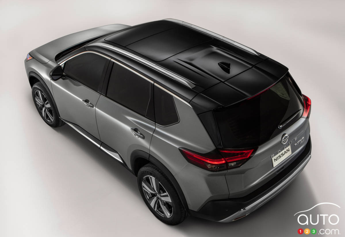 Nissan Rogue 2021, de haut